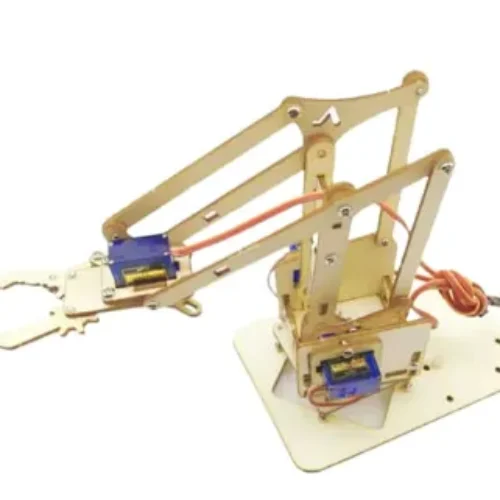 UnAssembled 4 DOF Acrylic Robotic Arm with Servo Motors in Pakistan